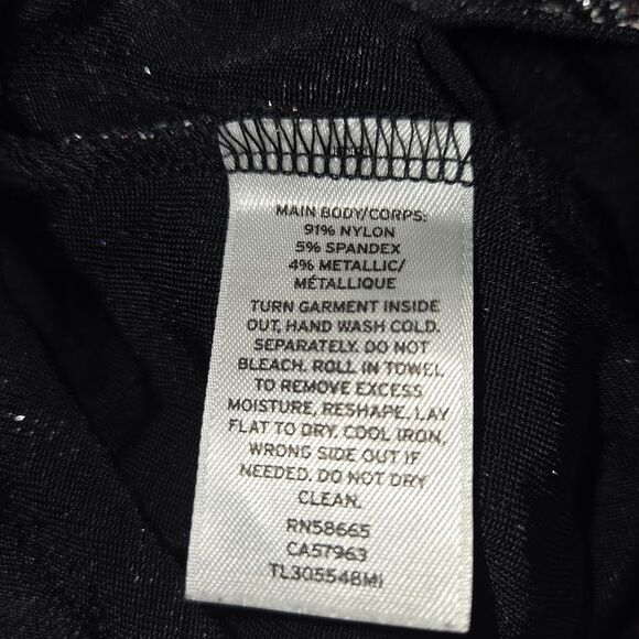 Leith Leopard Sparkle Print Stretchy Pencil Skirt Size Small - Picture 6 of 7